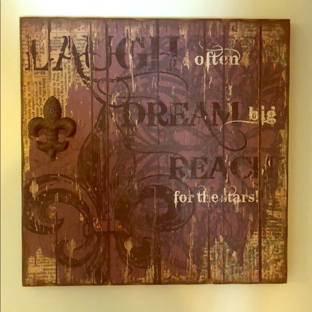 Wall hanging burgundy with black and taupe